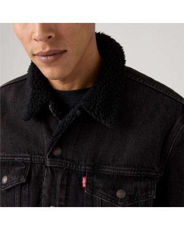 Levis type 3 sherpa trucker blacks 163650291