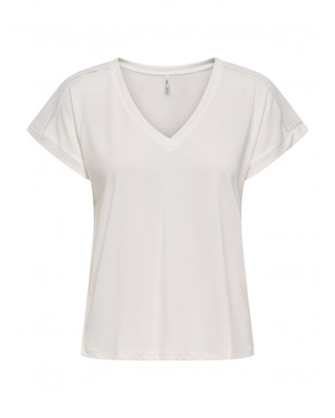 Only OnlFree V-neck lace top 15369294