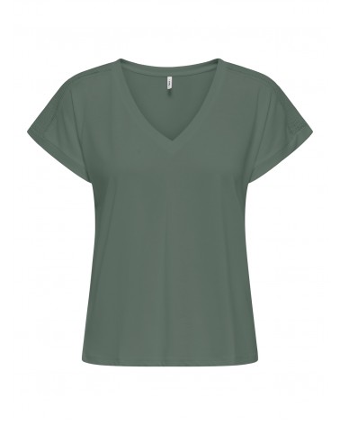 Only OnlFree V-neck lace top 15369294