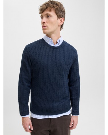 Jack&Jones JJEEmil knit cable crew neck 12278785