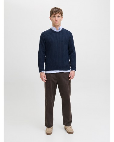 Jack&Jones JJEEmil knit cable crew neck 12278785
