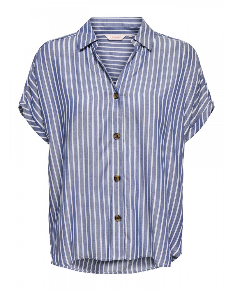 Only Onlgibsy-puori ss v-neck shirt wvn 15370650