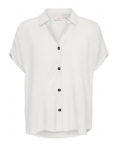 Only Onlgibsy-puori ss v-neck shirt wvn 15370650