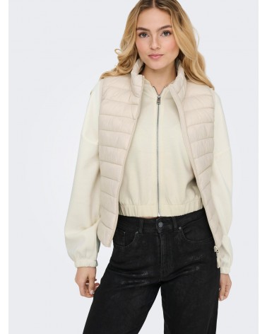 Only Onlscarlett ls elastic zip hood swt 15346449