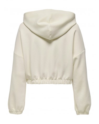 Only Onlscarlett ls elastic zip hood swt 15346449