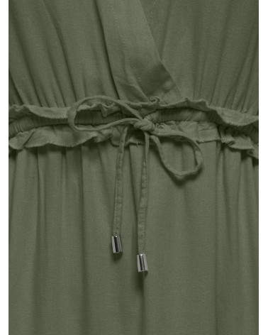 Only Onlgoa sl linen bl long dress cc pnt 15363694