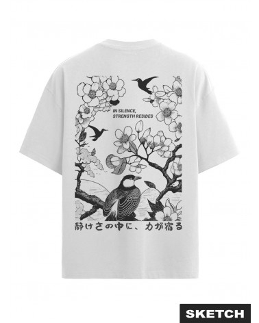 Jack&Jones jjosaka back print tee ss crew neck 12297699