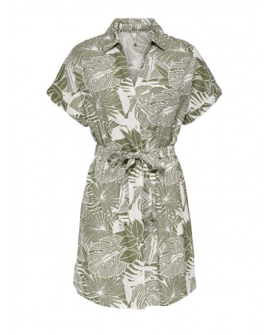 Only Onljakiri linen shirt dress 15346491