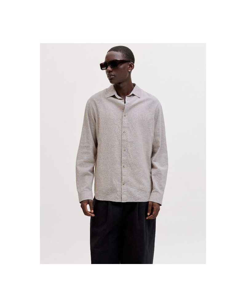 Jack&Jones JJEsummer linen blend shirt l/s sn 12289174