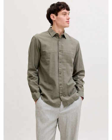 Jack&Jones JJEsummer linen blend shirt l/s sn 12289174