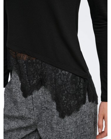 Only Onllaila l/s lace mix top jrs 15384850