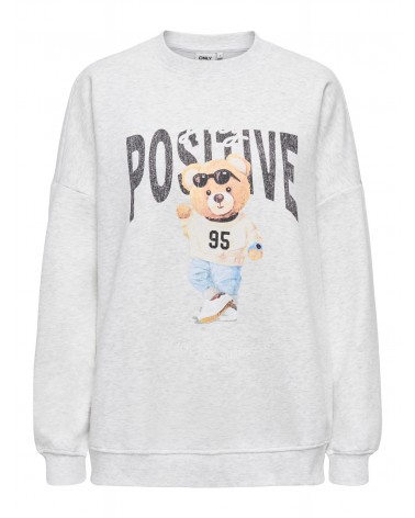 Only Onlbila l/s bear o-neck swt 15356052