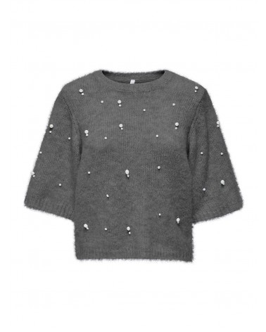 Only Onldolly ss pearl o-neck cc knt 15376284
