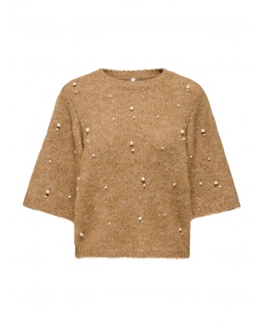 Only Onldolly ss pearl o-neck cc knt 15376284