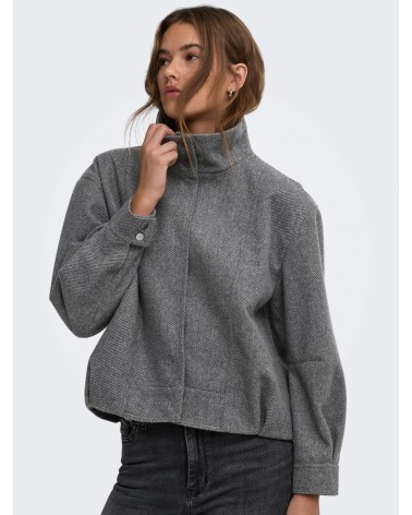 Only onlasta high collar bomber jacket otw 15384778