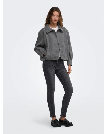 Only onlasta high collar bomber jacket otw 15384778