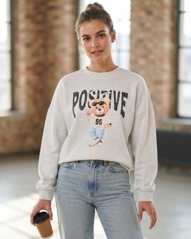 Only Onlbila l/s bear o-neck swt 15356052