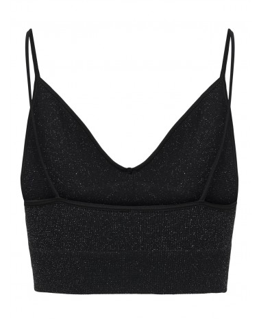 Only onlvicky glitter seamless v-neck top acc 15245895