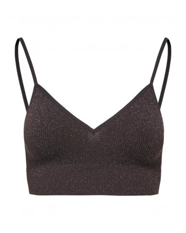 Only onlvicky glitter seamless v-neck top acc 15245895