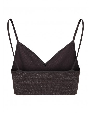 Only onlvicky glitter seamless v-neck top acc 15245895