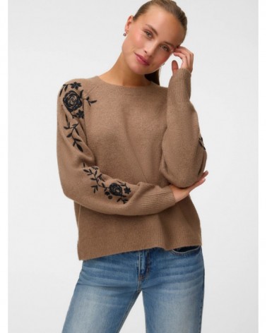 Vero Moda vmnew fatima l/s o-neck emb.pullover 10351509