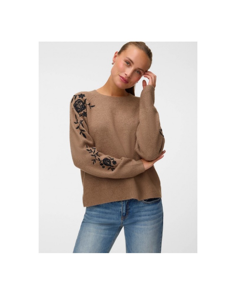 Vero Moda vmnew fatima l/s o-neck emb.pullover 10351509