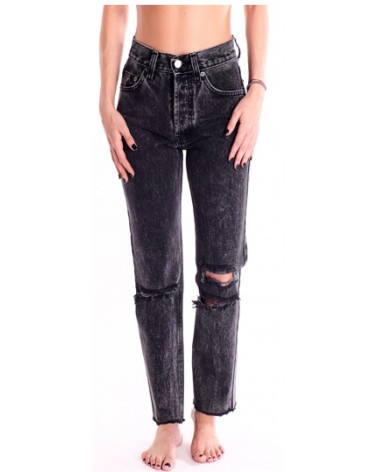 SALT&PEPPER JEANS-KELLY BLACK PEARL RIPPED