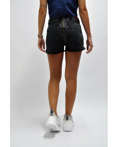 SALT&PEPPER - SHORTS - CHIARA BLACK PEARL ZIPPED