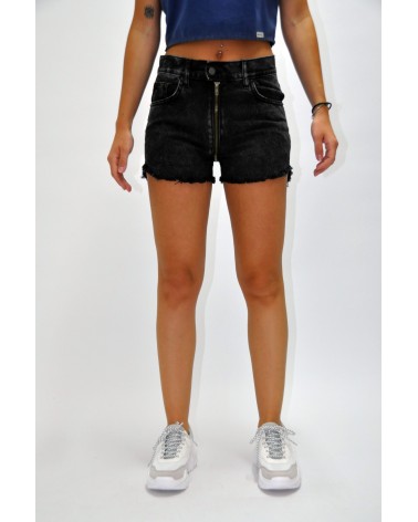 SALT&PEPPER - SHORTS - CHIARA BLACK PEARL ZIPPED