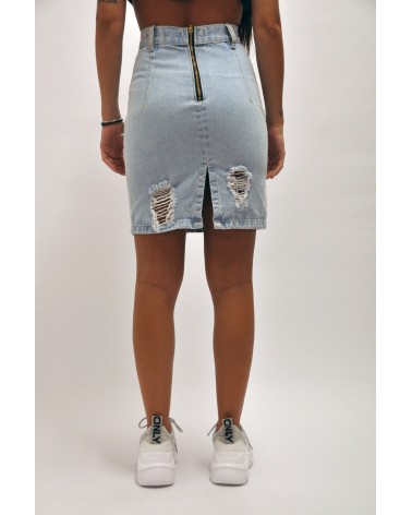 SALT&PEPPER - SKIRT - AVIGAIL LIGHT RIPPED