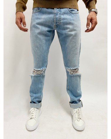 SALT&PEPPER - JEANS - DYLAN STRAIGHT LIGHT RIPPED