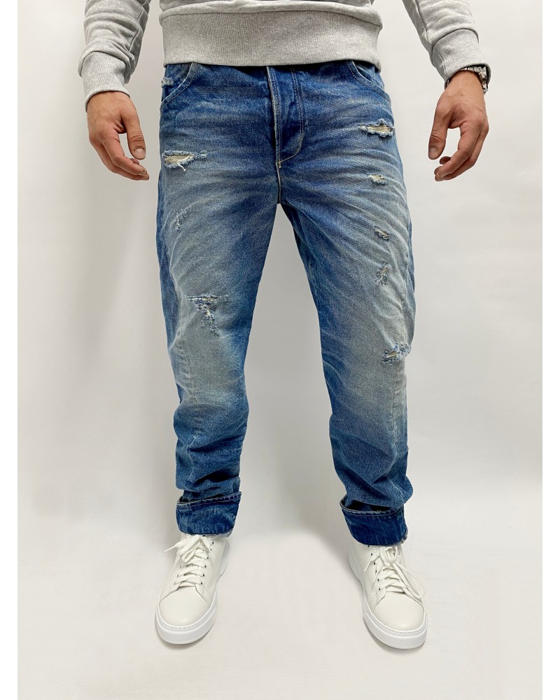 SALT&PEPPER - JEANS - LENNY ENGINERED MEDIUM RIPPED