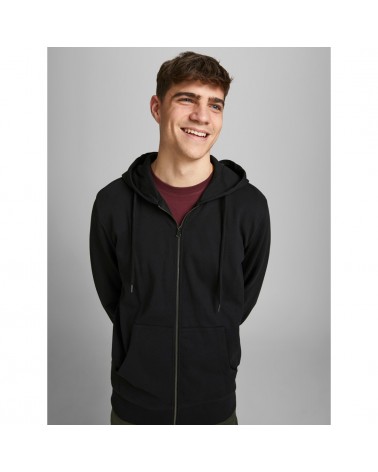 JACK&JONES HOODIE JJEBASIC SWEAT ZIP 12181901