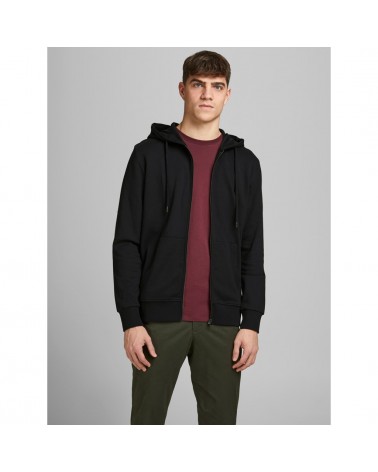 JACK&JONES HOODIE JJEBASIC SWEAT ZIP 12181901