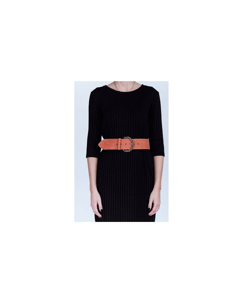 SALT&PEPPER-BELT-PEACH NUBUCK